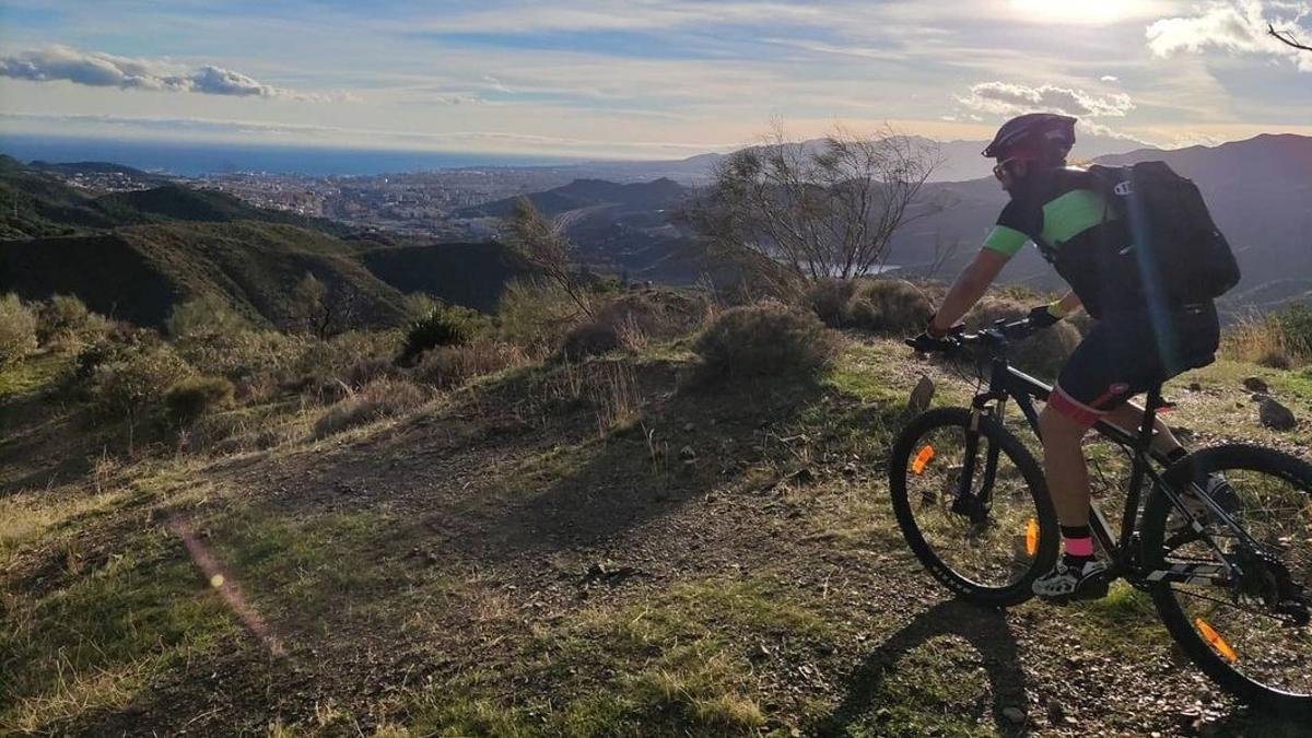 Ruta ciclista para principiantes en Málaga