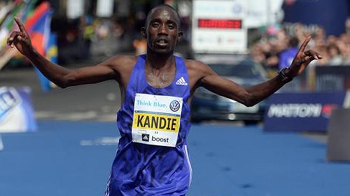 Felix Kandie fue el más rápido en cruzar la meta