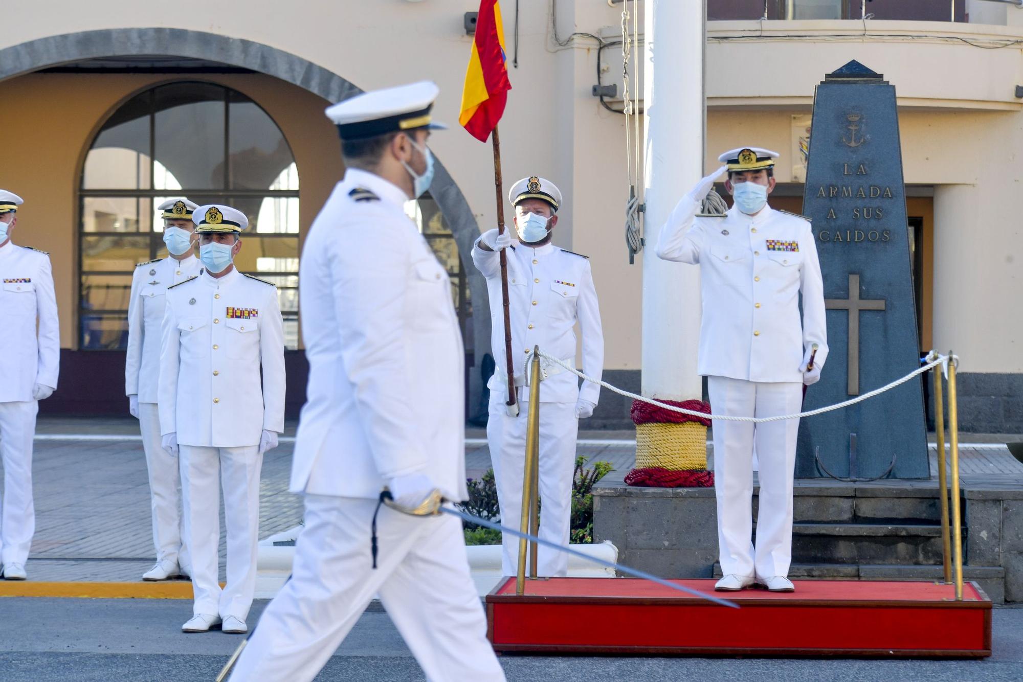 Visita del jefe del Estado Mayor de la Armada a Las Palmas de Gran Canaria