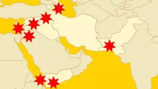 Mapa de Oriente Próximo: Los 10 conflictos abiertos