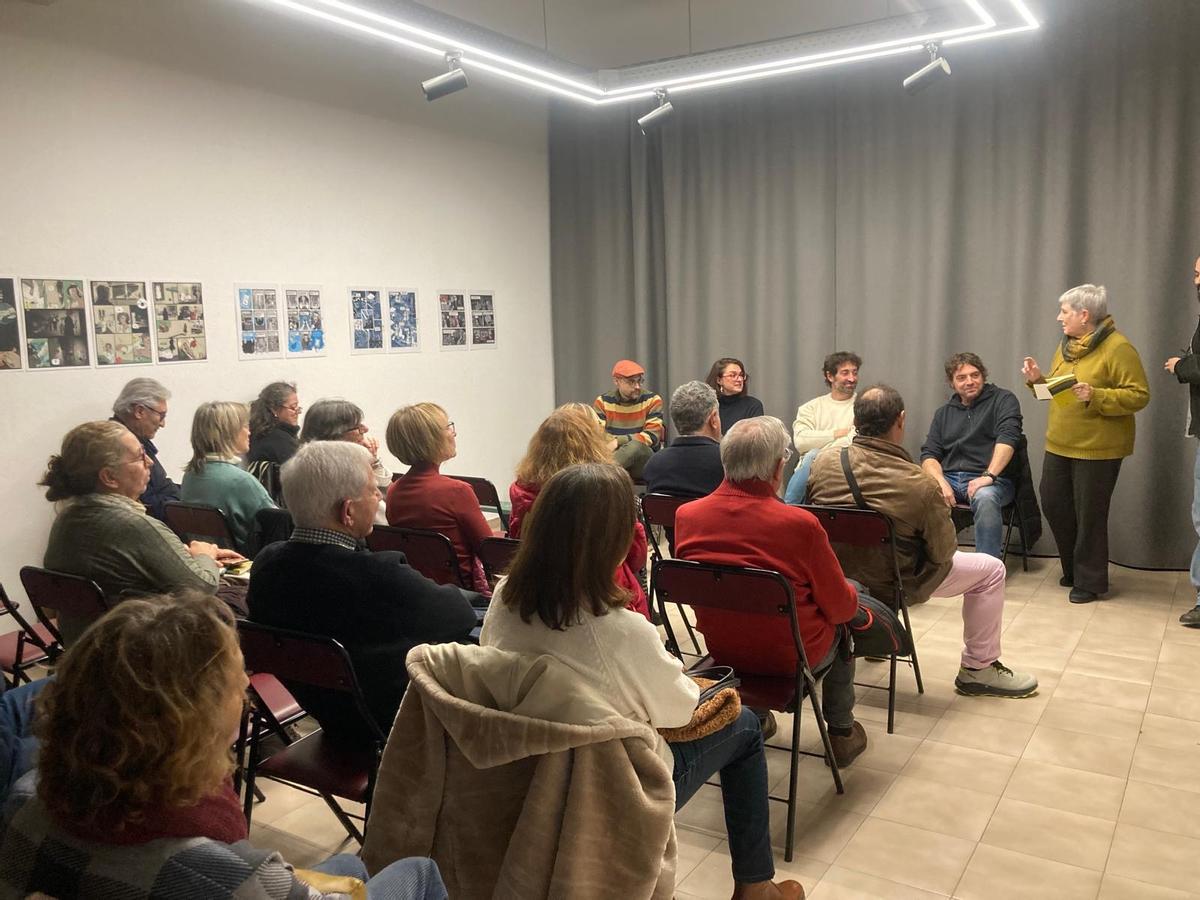 La presentació del tercer volum, a la llibreria El Cucut de Torroella de Montgrí, a principis d’any.