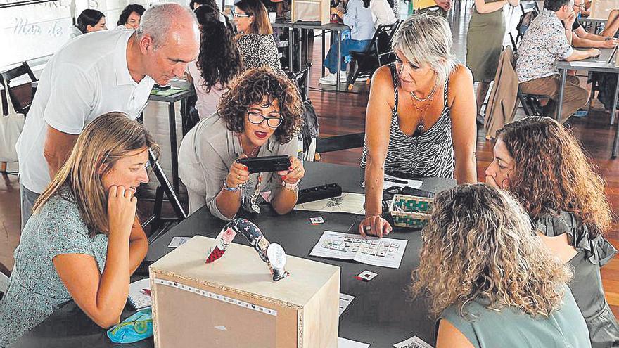 Conchi Fernández y Emma Janeiro presentaron los ‘Polos Creativos’ junto a Fátima García.