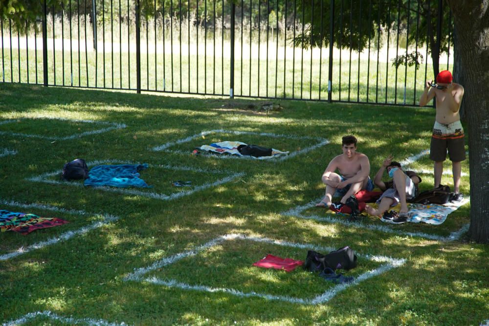 Apertura de la piscina Sindical