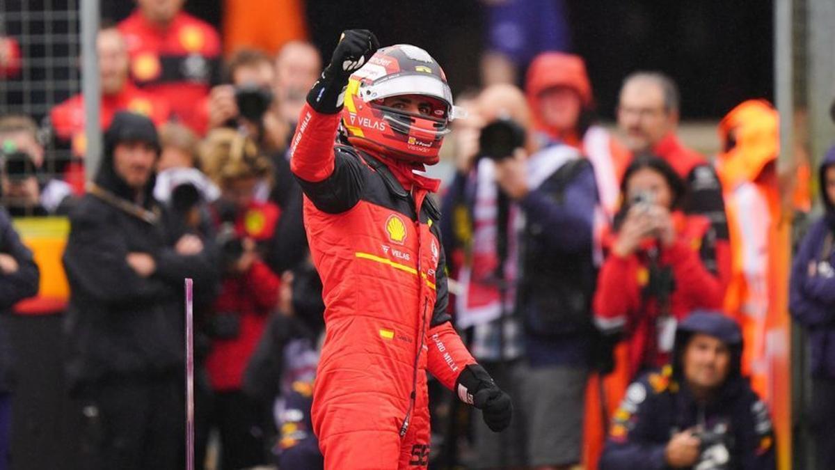 Carlos Sainz, tras la carrera de Silverstone.