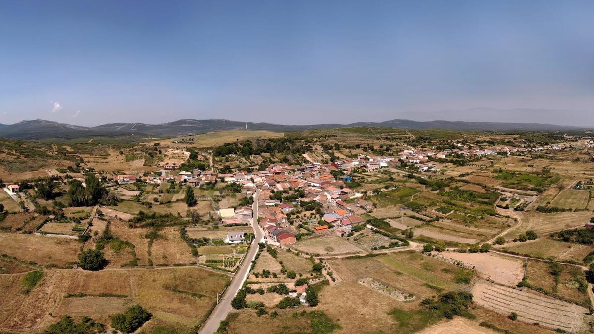 Vista aérea de Figueruela de Arriba