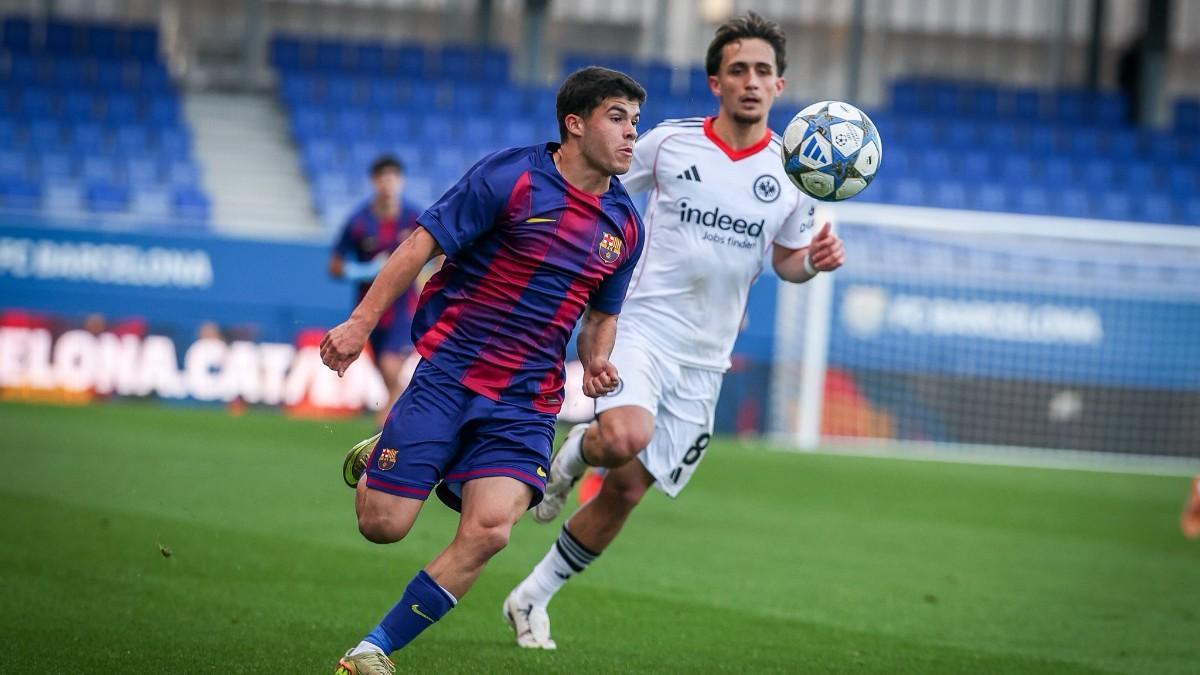 Quim Junyent suma tres años jugando la Youth League