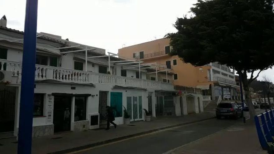 Fuerte viento en el Port d'Andratx