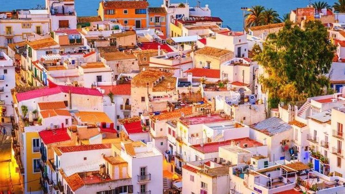 Ibiza's port.