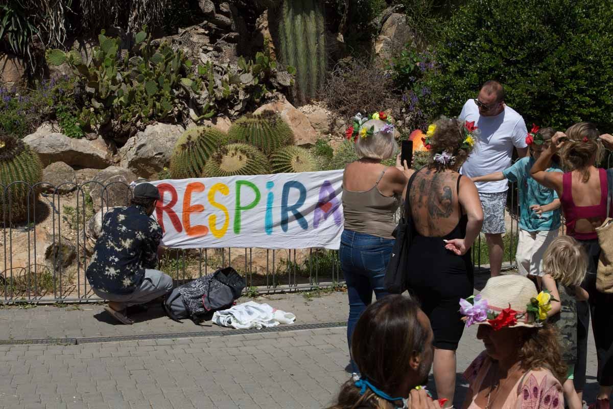 Manifestación Ibiza Respira en Ibiza