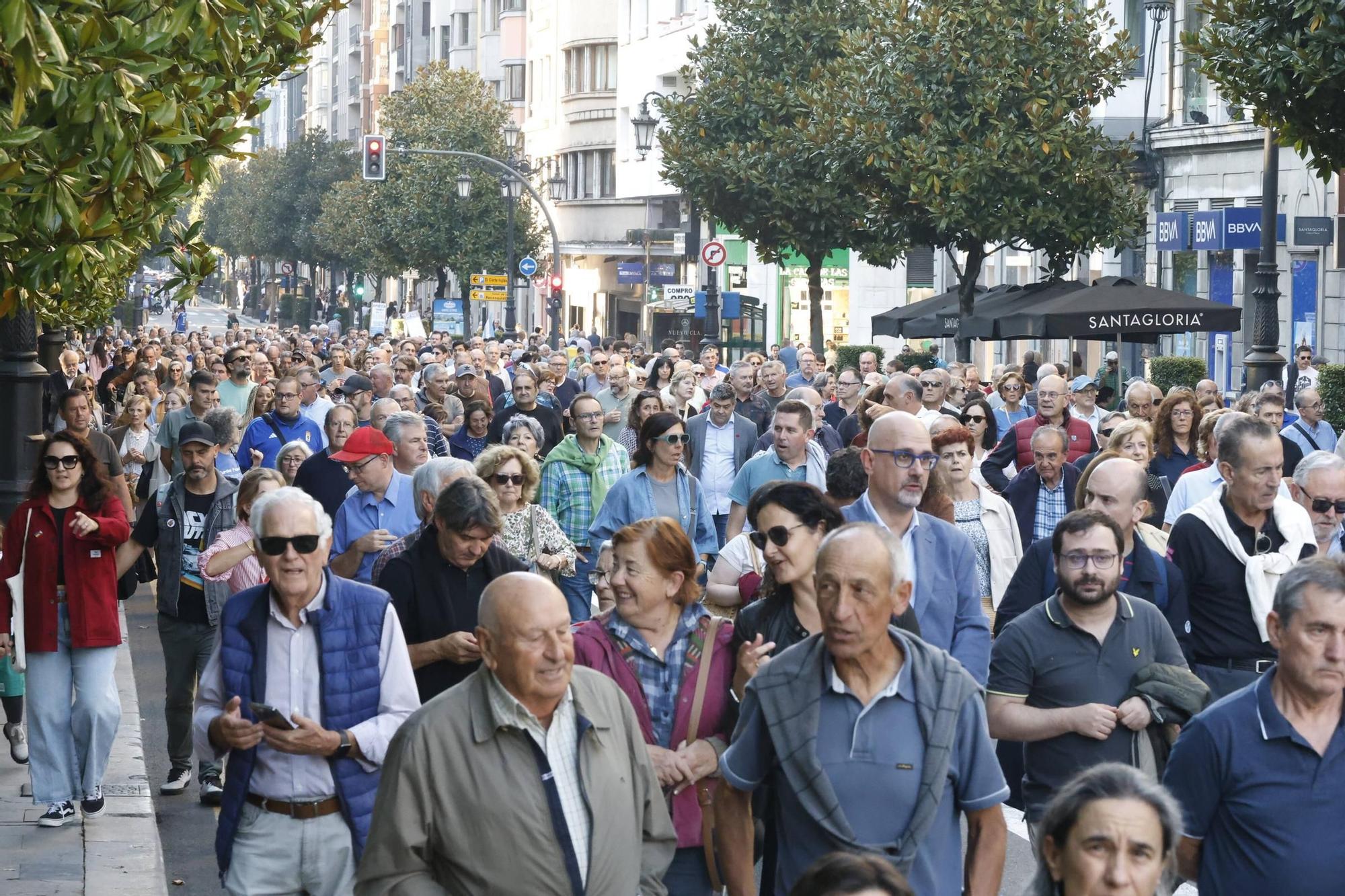 EN IMÁGENES: así fue la gran movilización contra el peaje del Huerna en Asturias