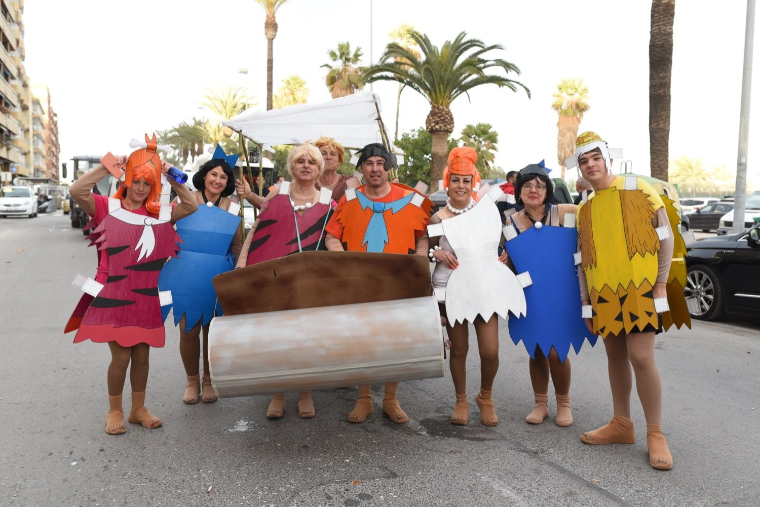 Cabalgata fallera de 2020 en el Port de Sagunt.