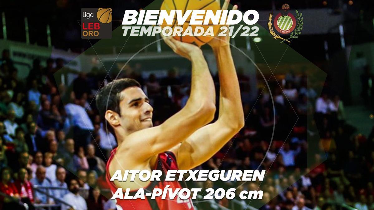 Cartel de bienvenida de Aitor Etxeguren