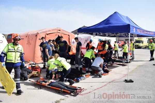 Simulacro de la UME en Alcantarilla