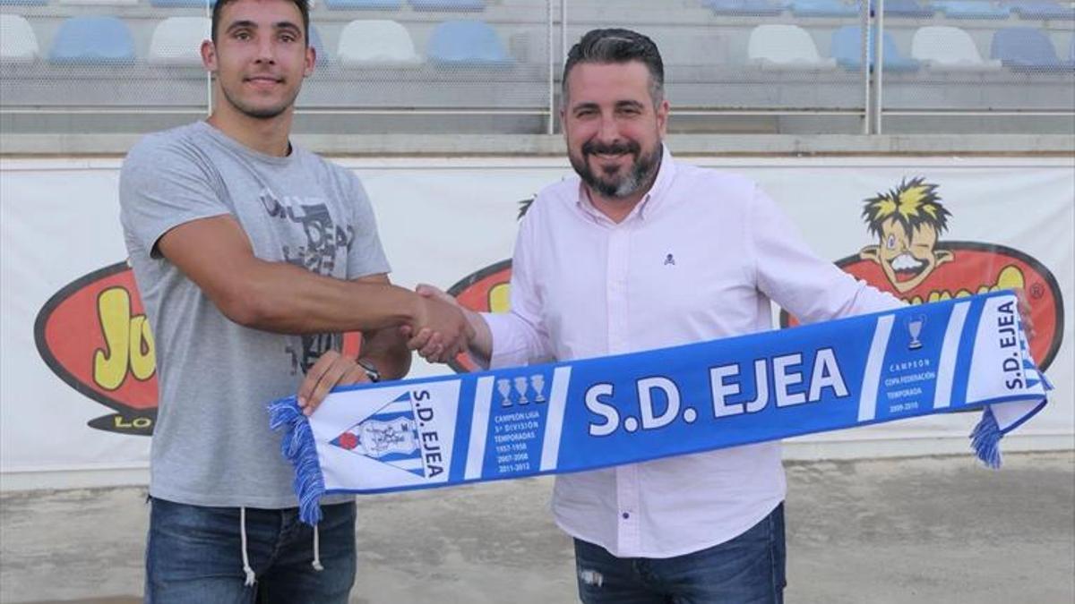Eduardo Mingotes con Néstor Pérez.