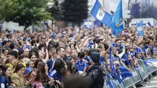El oviedismo llora la pérdida de David Villaverde, aficionado azul muy querido: "Todo nuestro cariño y nuestro más sentido pésame"