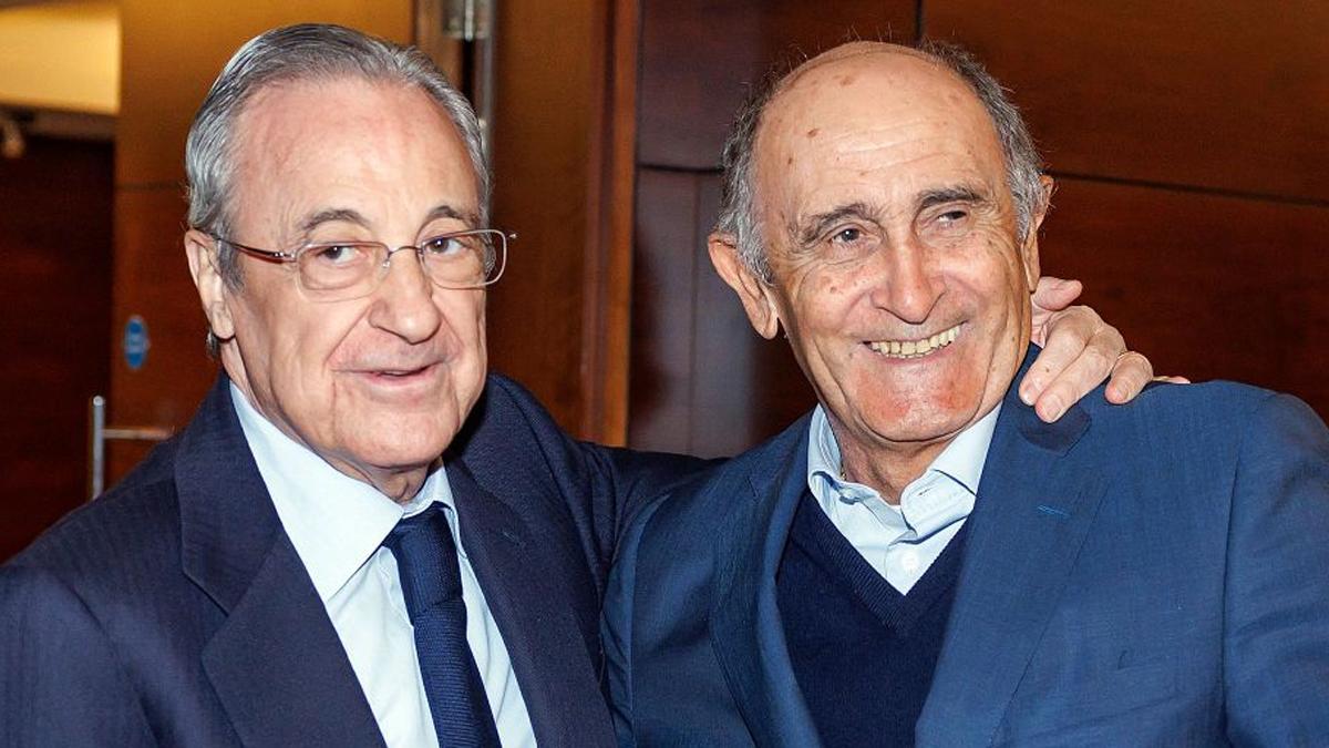 Florentino Pérez, junto a Pirri, nuevo presidente de honor