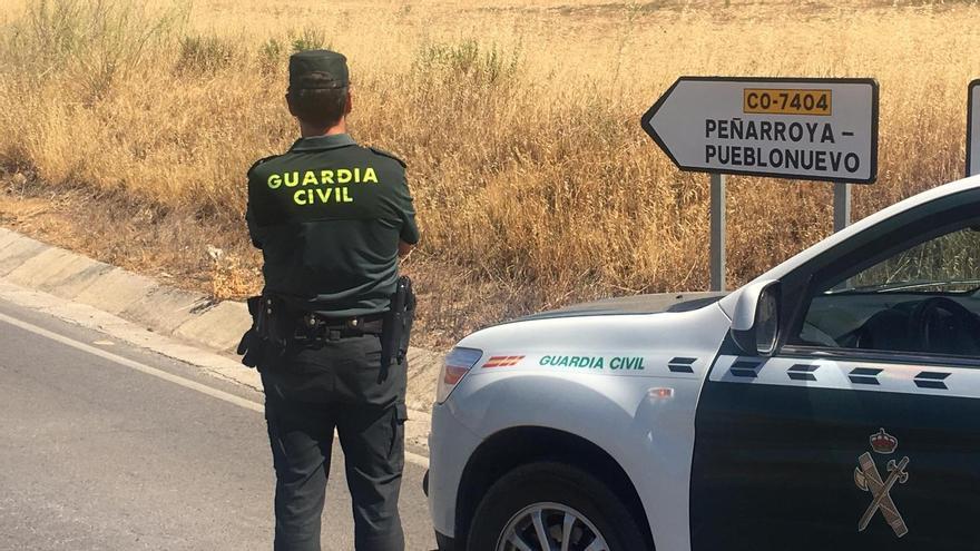 Un agente de la Guardia Civil de Peñarroya-Pueblonuevo.