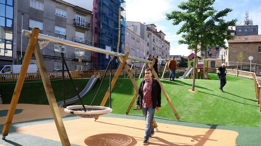 El nuevo parque infantil de As Regas abrirá este martes con una fiesta para niños y niñas