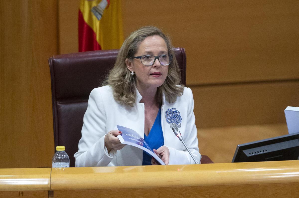 La vicepresidenta primera y ministra de Asuntos Económicos y Transformación Digital, Nadia Calviño La vicepresidenta primera y ministra de Asuntos Económicos y Transformación Digital, Nadia Calviño