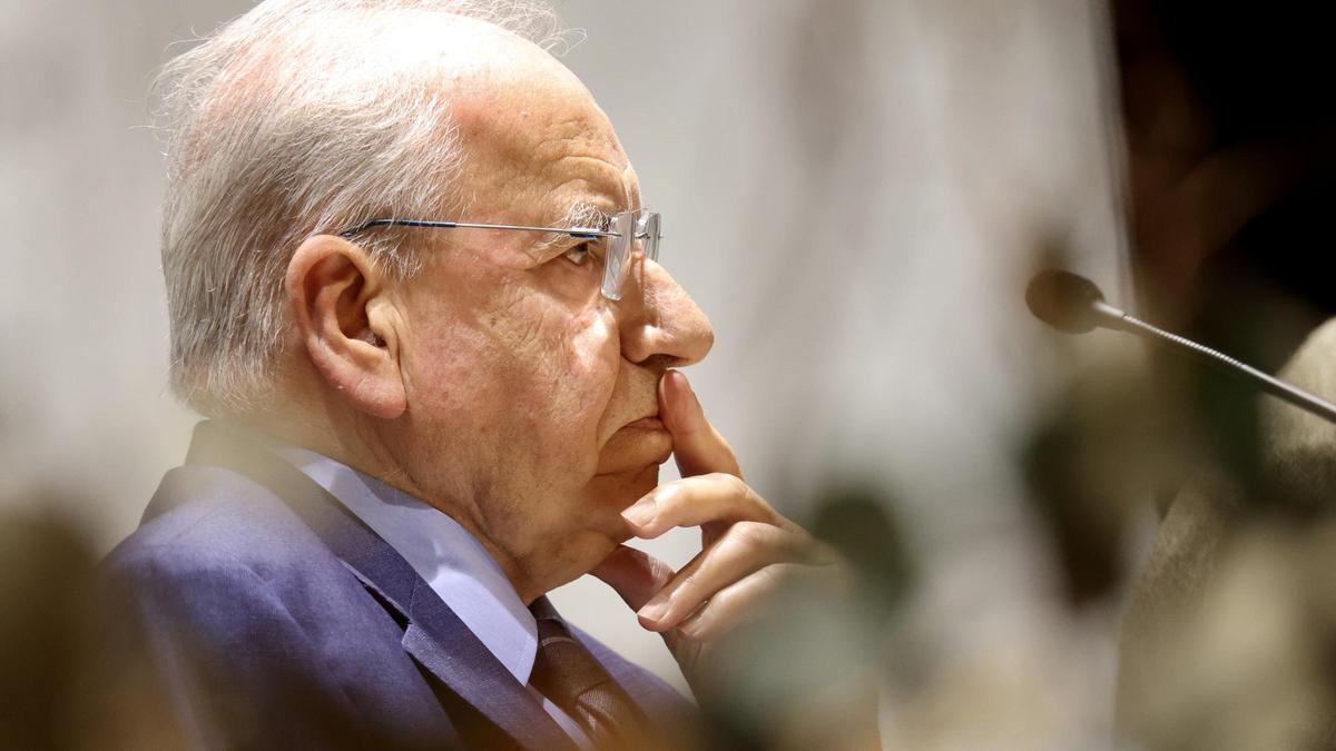 El exvicepresidente del Gobierno Alfonso Guerra, en el ciclo 'Pensar la democracia'