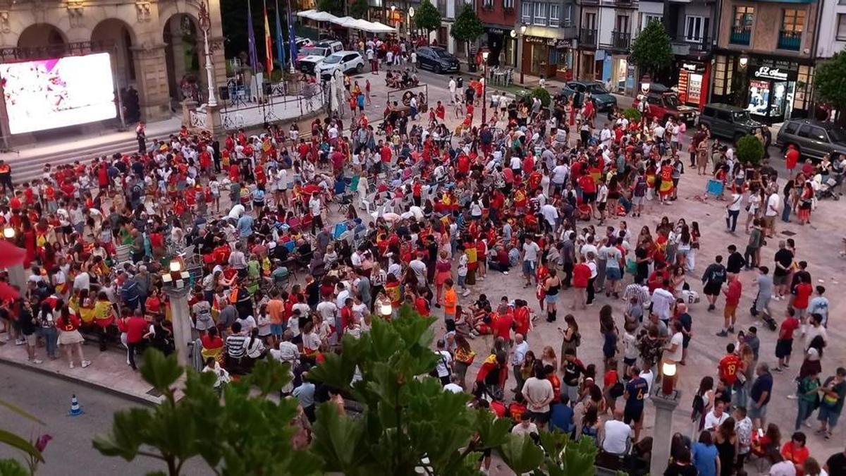 Plaza del Ayuntamiento de Villaviciosa.