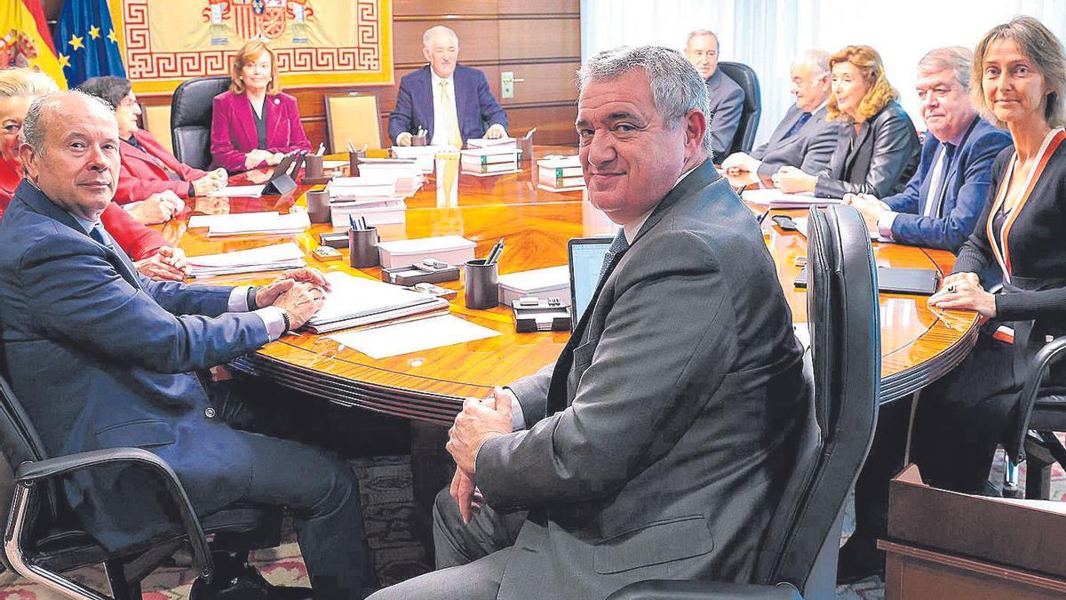 Pleno del Tribunal Constitucional celebrado el 14 de enero de 2025 en Madrid, con la participación del presidente Cándido Conde-Pumpido y los doce magistrados que integran el órgano / / Marta Fernández // Europa Press