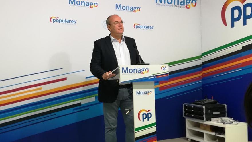 Monago cree que con la reforma del Estatuto Vara busca enmascarar el fin de la limitación de mandatos