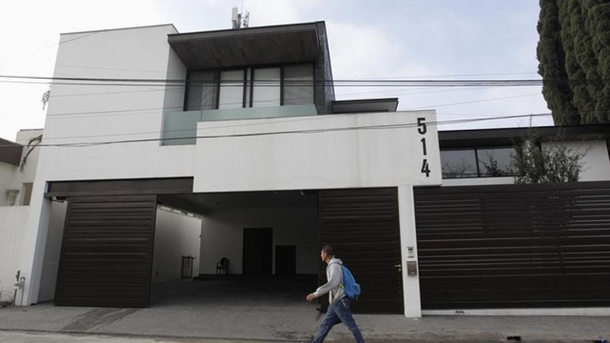 La casa de Omar Treviño, en Garza García.