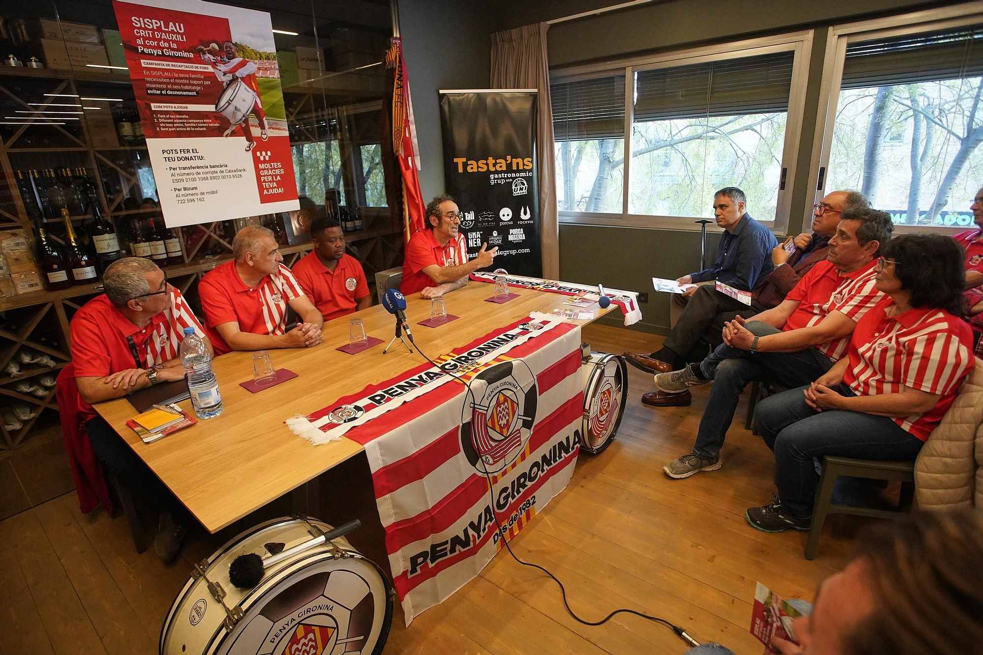Les fotos de la presentació de la campanya de mecenatge per ajudar en Sisplau