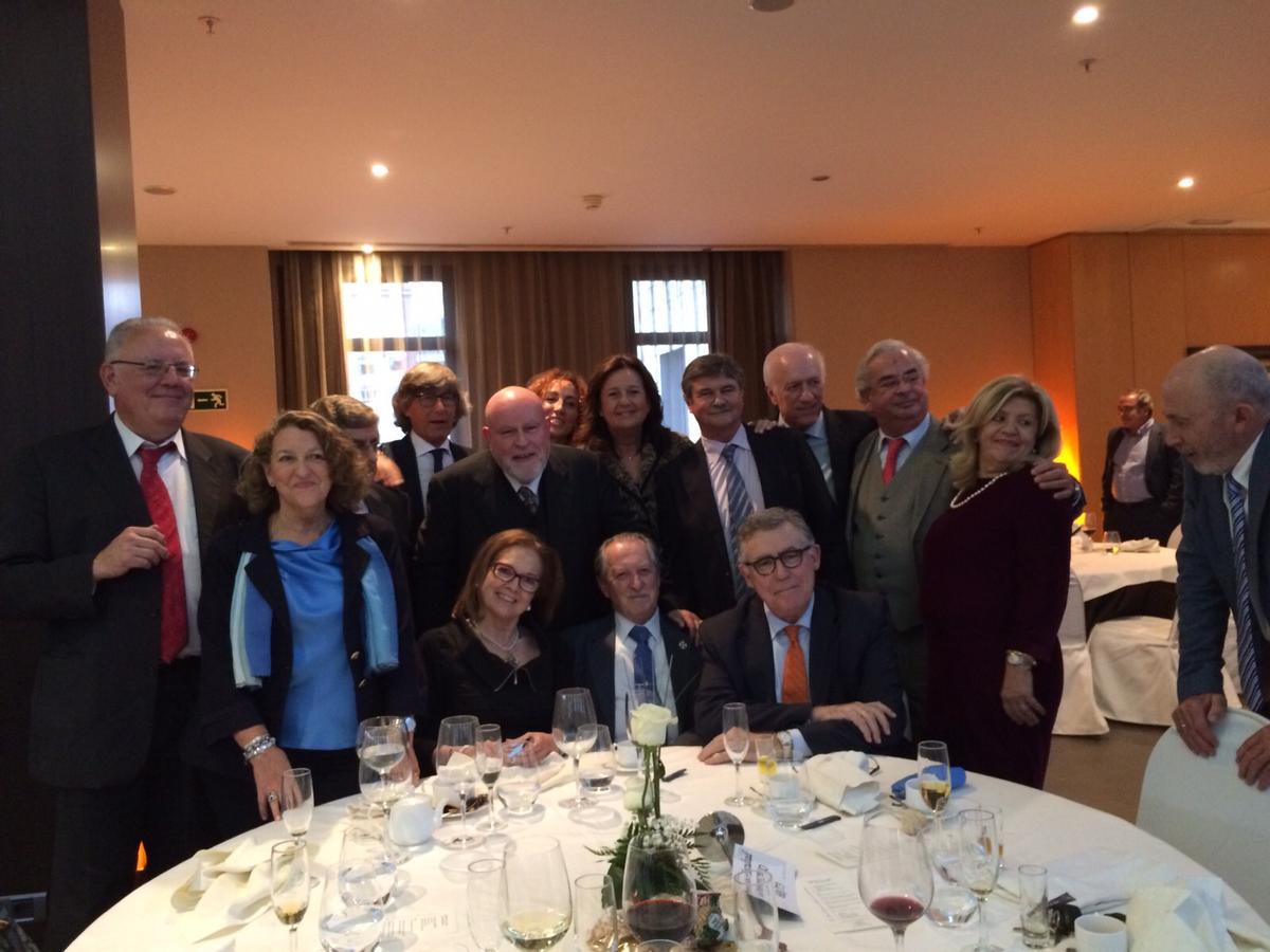 José Ignacio Álvarez, el día del homenaje que le rindieron sus compañeros en 2015.