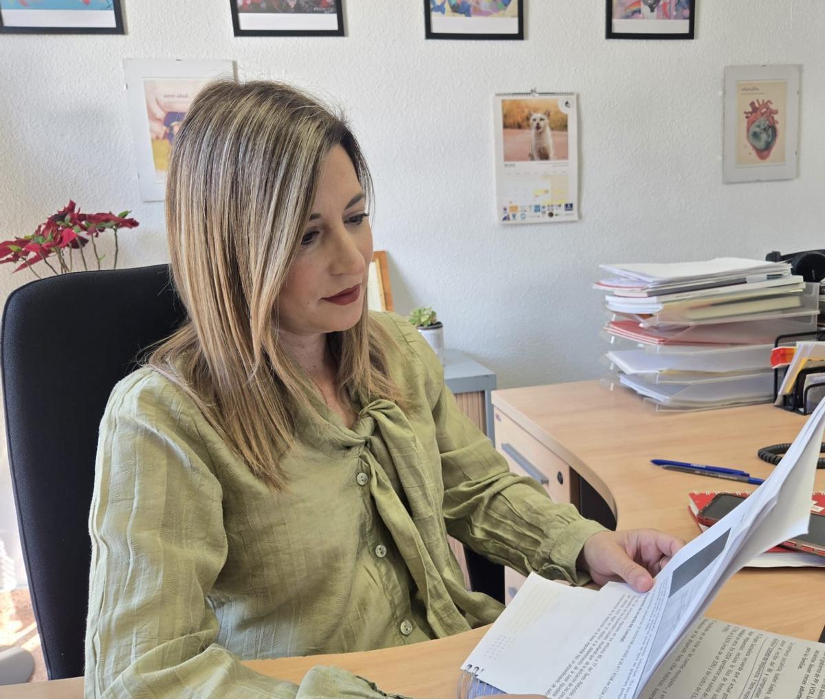 La portavoz del PSOE en el Ayuntamiento de Molina, Isabel Gadea.
