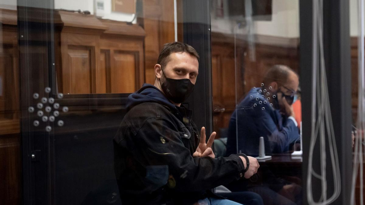 Igor el Ruso, durante el juicio celebrado en la Audiencia Provincial de Teruel.