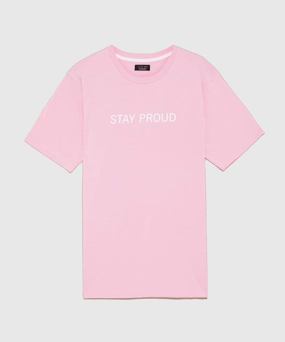 Camiseta rosa de Zara