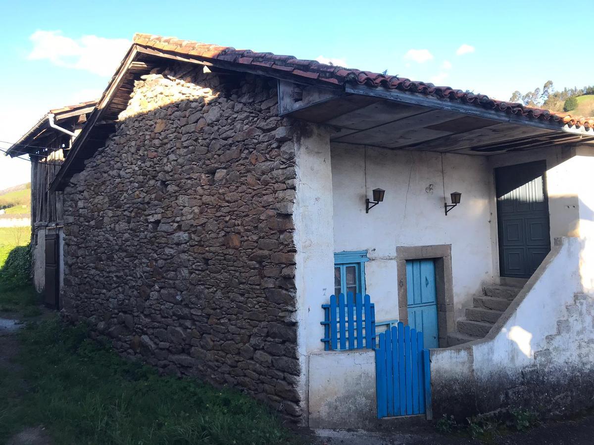 Una vivienda en el pueblo de Moratín.
