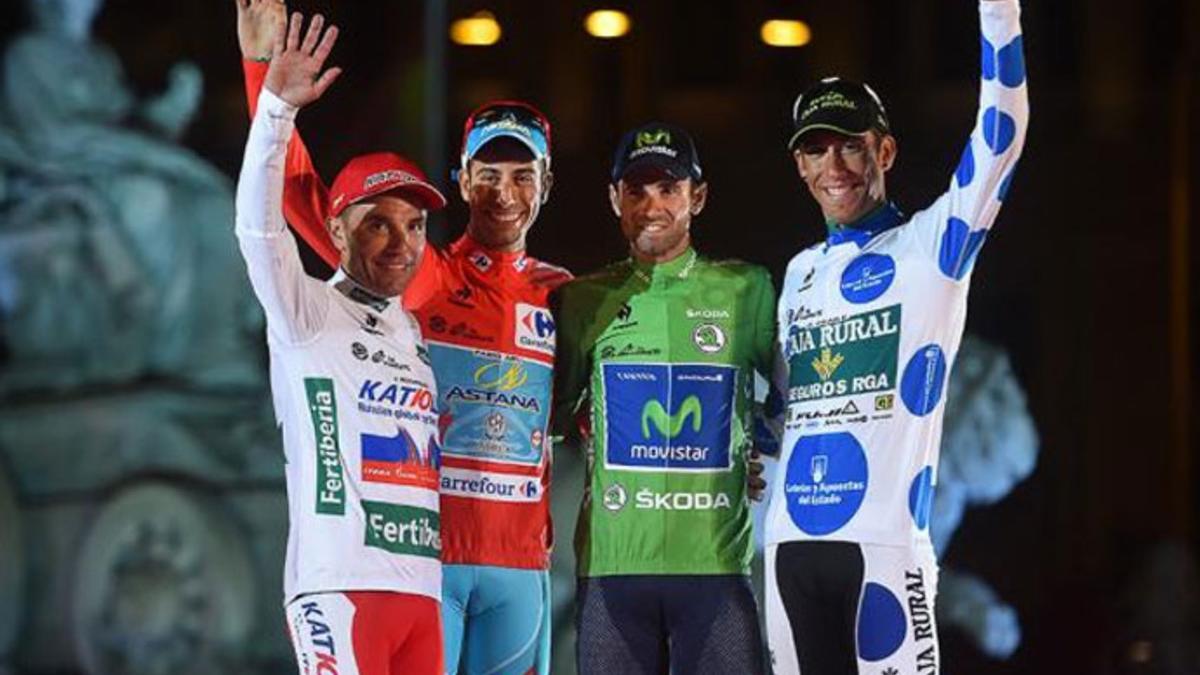 Los líderes de La Vuelta 2015