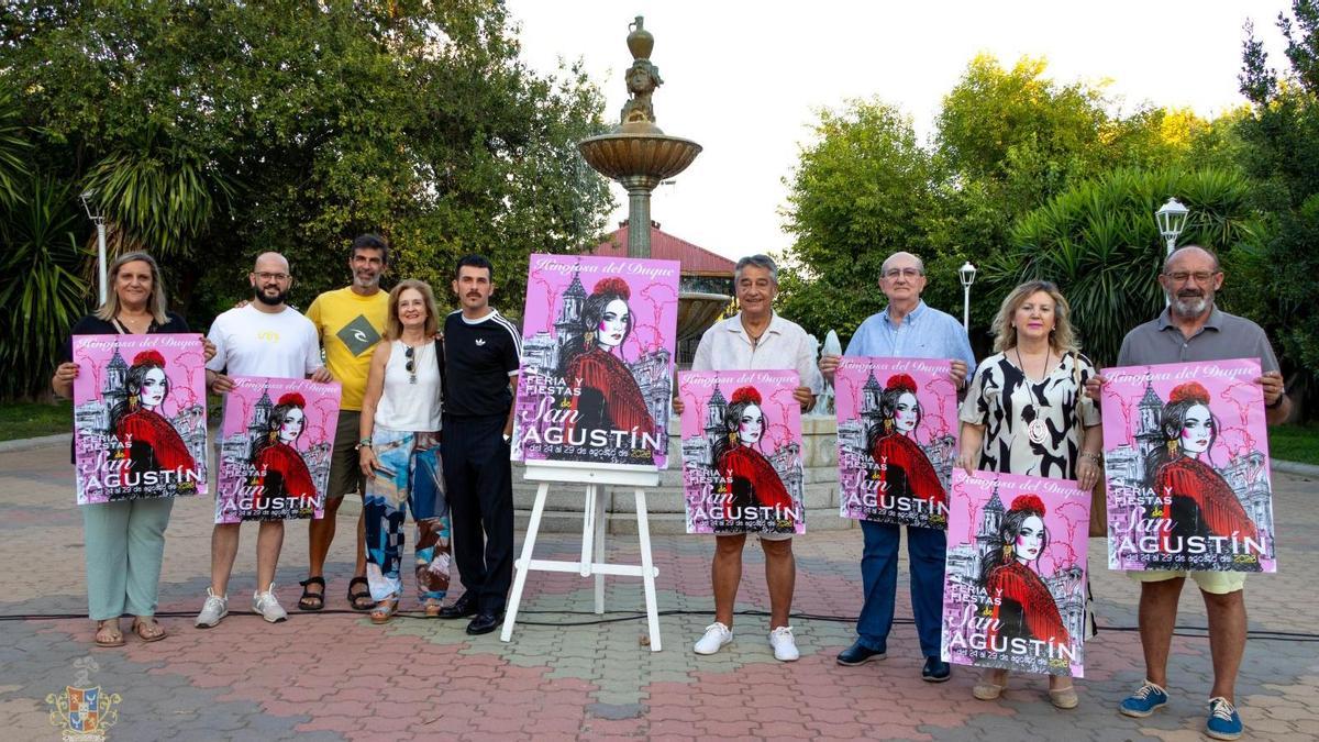 Presentación del cartel y el pregonero de las fiestas de San Agustín de Hinojosa del Duque.