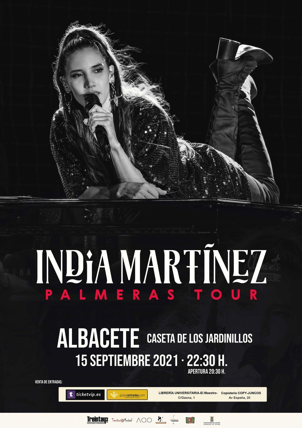 India Martínez actuará en Albacete