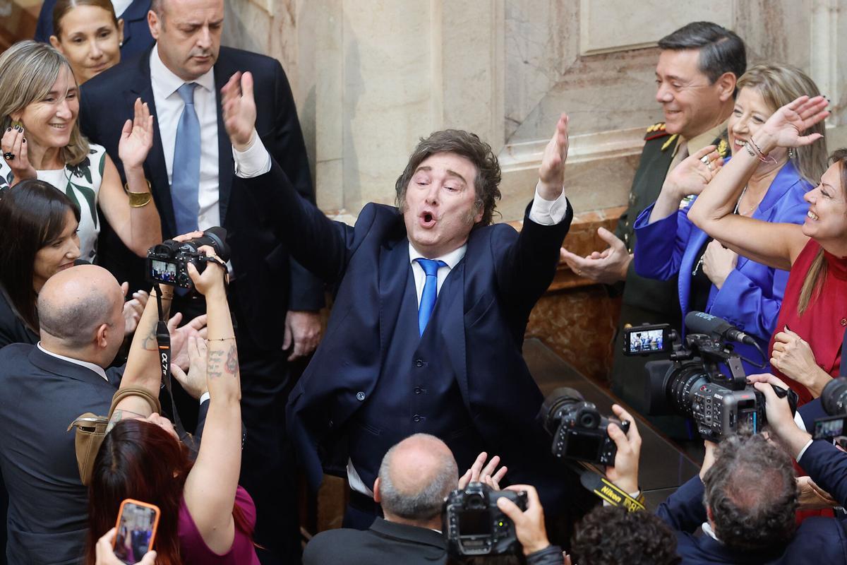 El presidente de Argentina, Javier Milei,  EFE/ Juan Ignacio Roncoroni