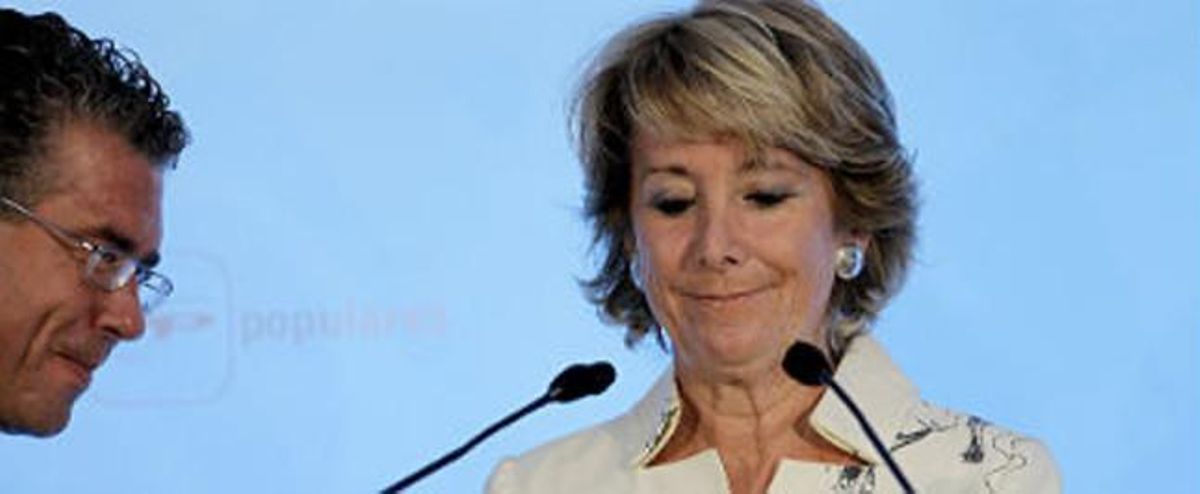 Esperanza Aguirre i Francisco Granados.