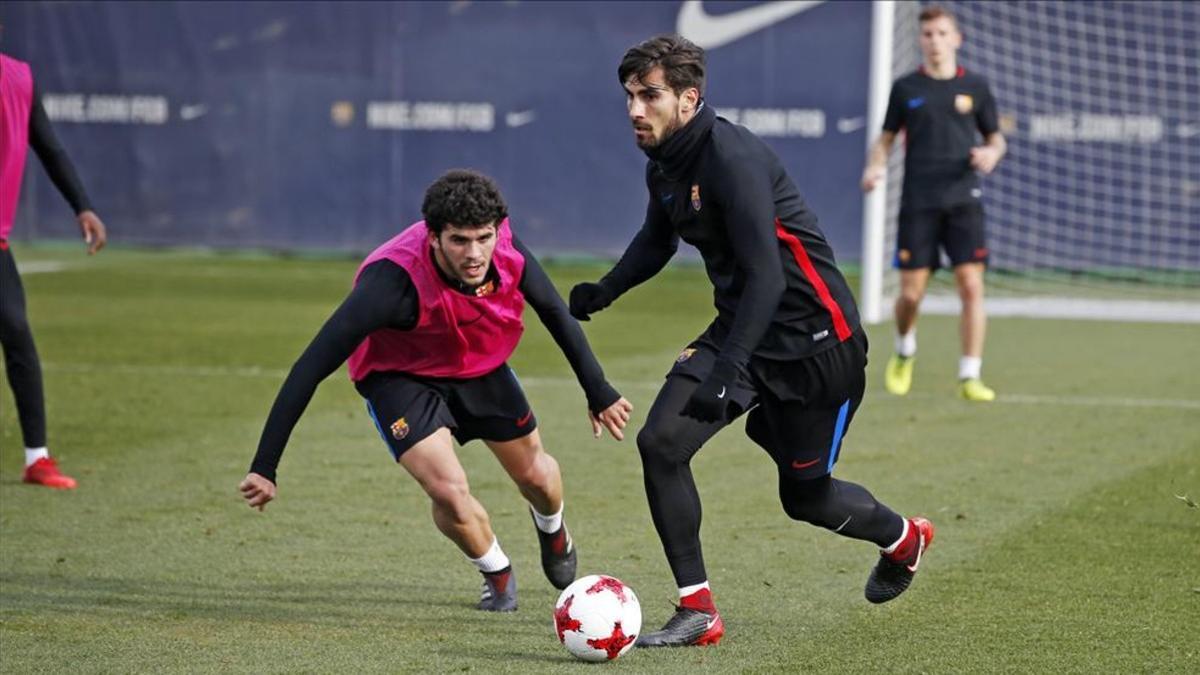 André Gomes no ha podido participar en los últimos entrenamientos