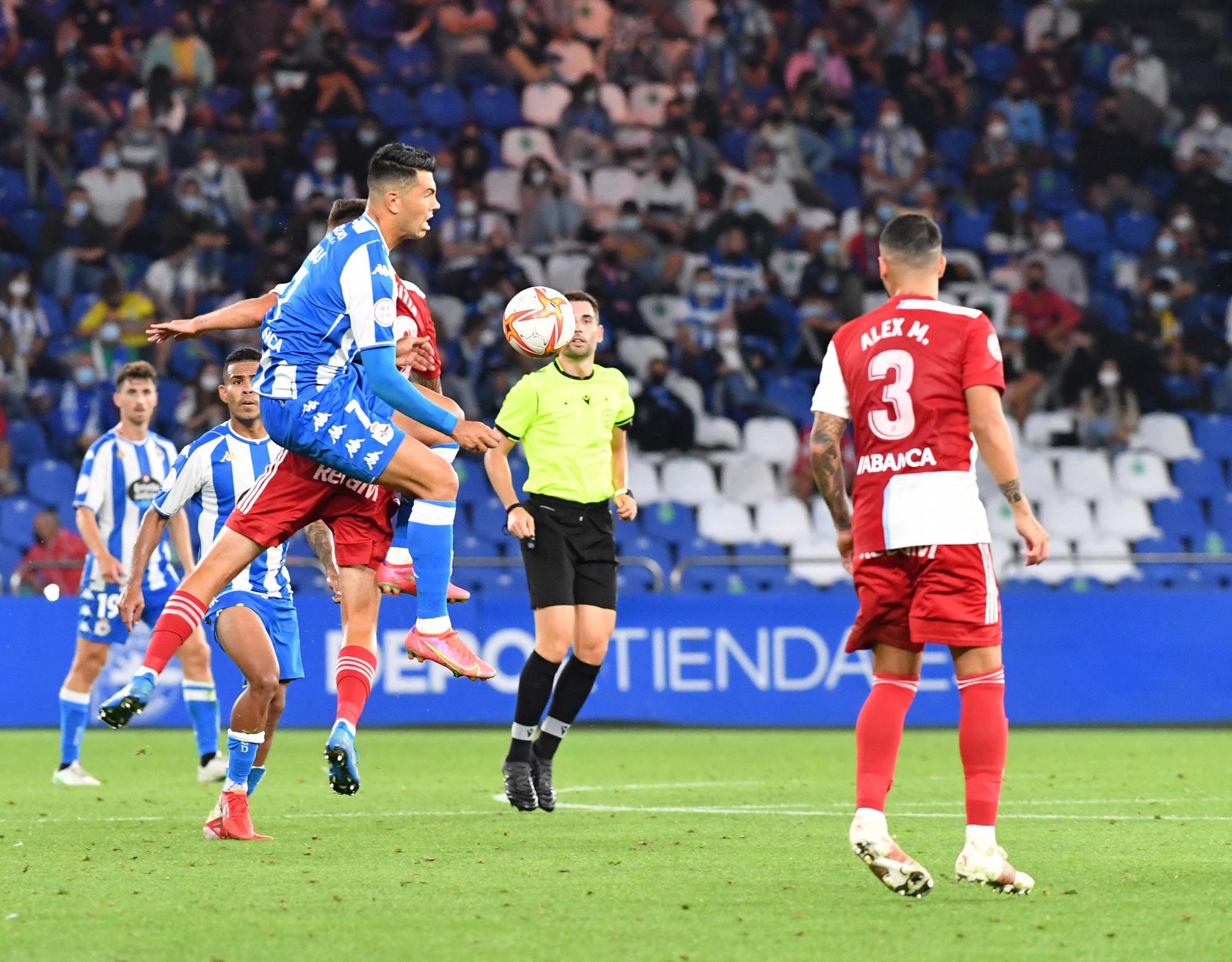 El Dépor golea al Celta B en Riazor