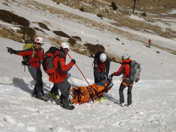 Simulacre de rescat a Vallter