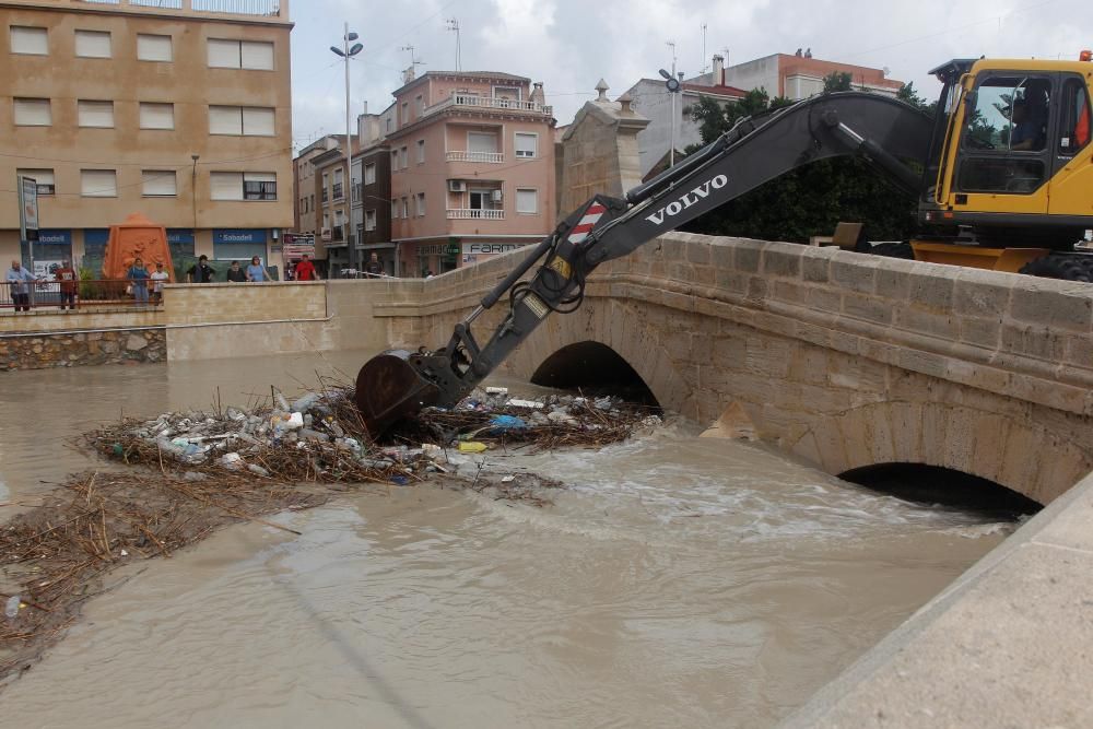 Efectos de la gota fría en Rojales