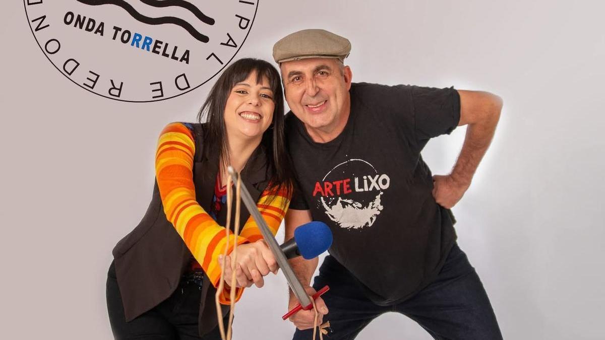 Alicia Tizón y Fon Conde, autores del pódcast «Onda Torrella».