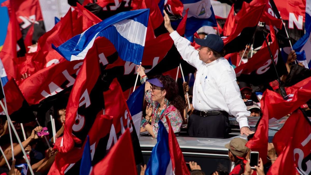 Daniel Ortega, durante un evento en Nicaragua.