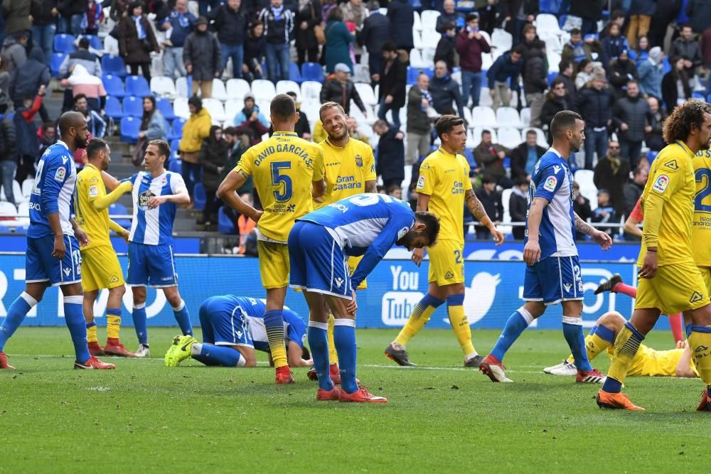 El Dépor empata ante Las Palmas en Riazor