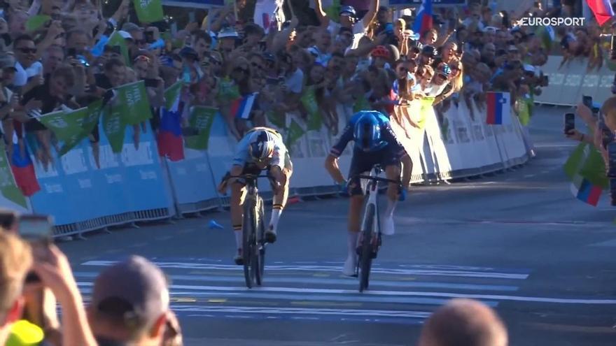 Evenepoel, campeón de Europa tras un espectacular duelo con Giulio Ciccone