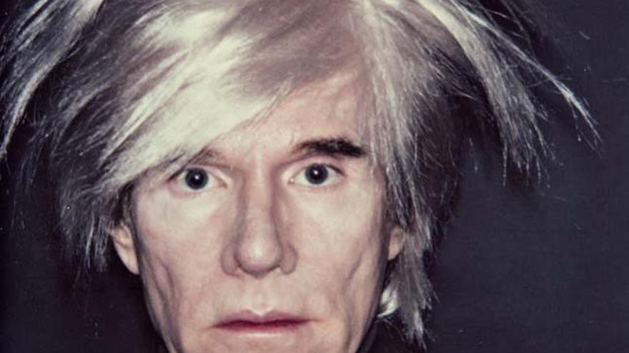 Un retrato de Andy Warhol.