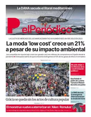 La portada de EL PERIÓDICO del 15 de agosto de 2024