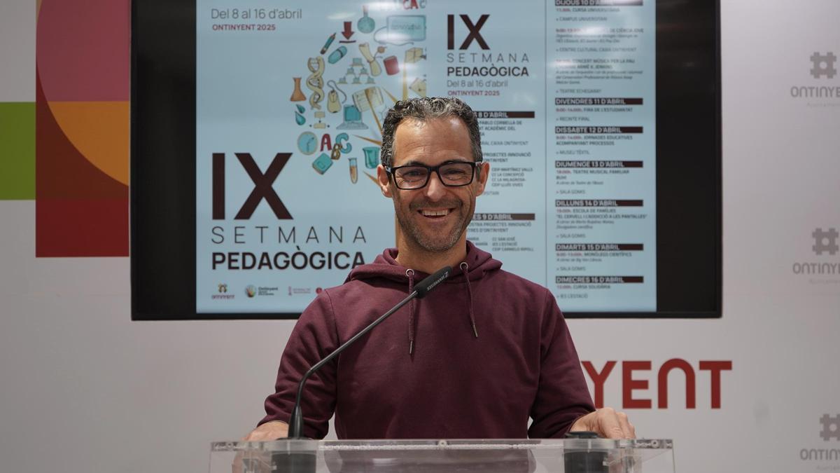 El concejal de Educación de Ontinyent, Ferran Gandia